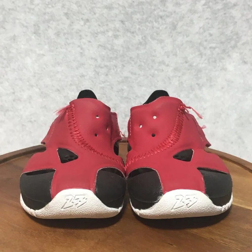 Nike Air Jordan Flare Sandals Toddler Size 4 Red Black Adjustable Water Sandals